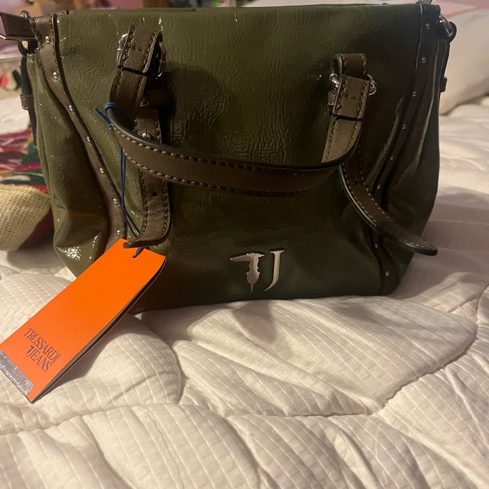 Small Trussardi Jeans Purse with Strap